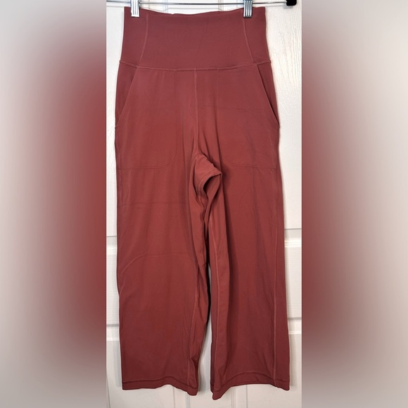 Lululemon Align Wide Leg Crop 23"- Soft Cranberry/ Size 4 - Picture 5 of 9